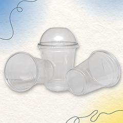 Стакани з купольною кришкою