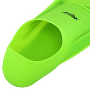 Ласти для тренувань в басейні короткі із закритою п'ятою CIMA PL-7035 Салатовий 27-29, фото 6