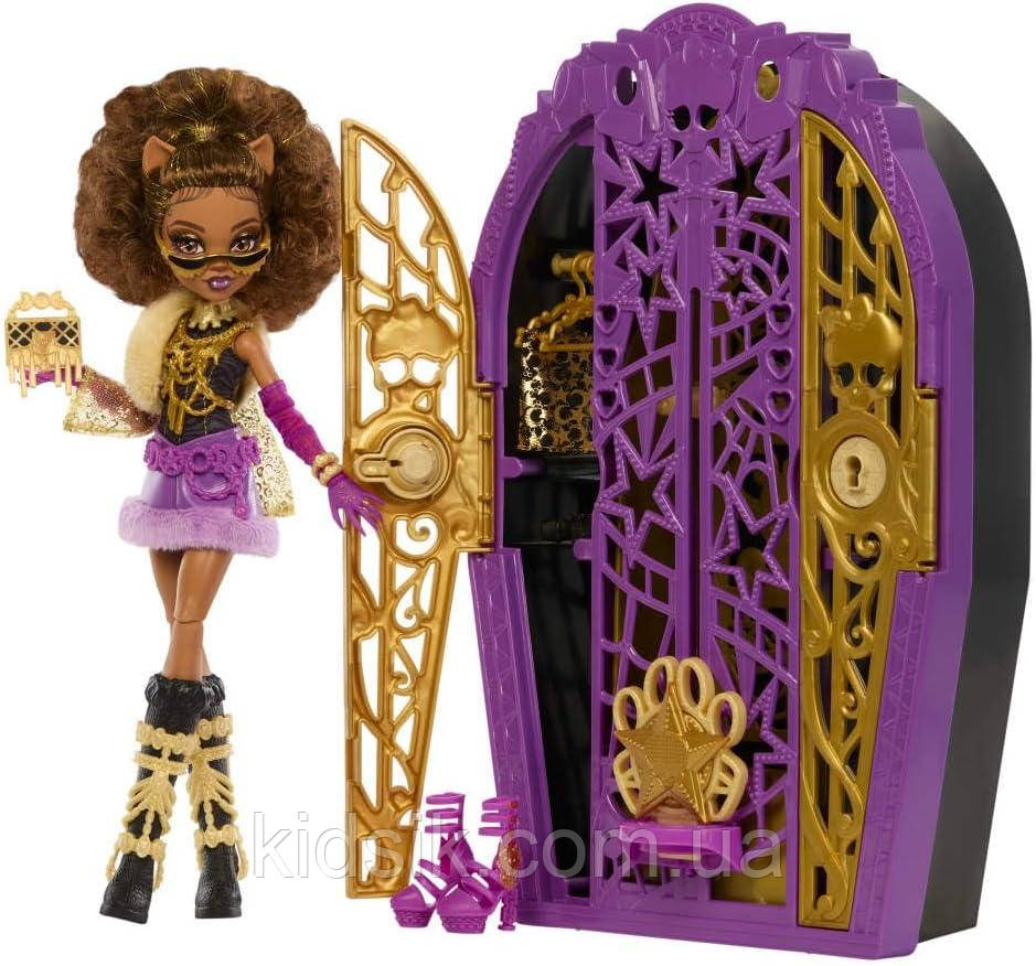 Шарнірна лялька Монстр Хай Клодін Вульф +19 сюрпризів! Monster High Clawdeen Wolf Skulltimate Secrets, фото 1