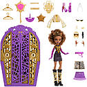 Шарнірна лялька Монстр Хай Клодін Вульф +19 сюрпризів! Monster High Clawdeen Wolf Skulltimate Secrets, фото 2