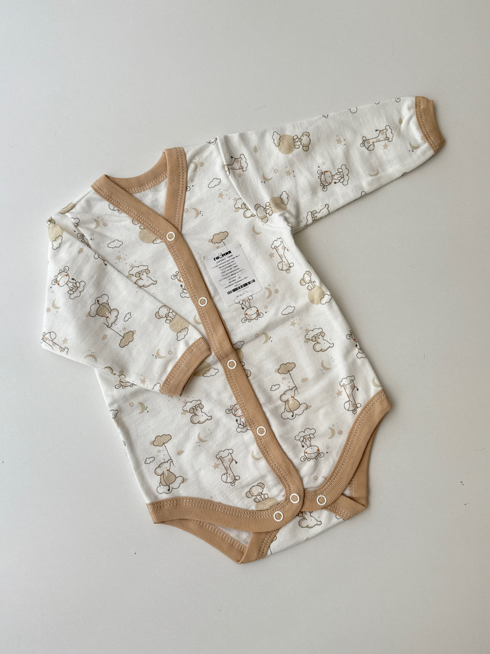 Напівкомбінезон-боді з начосом 68р, фото 1