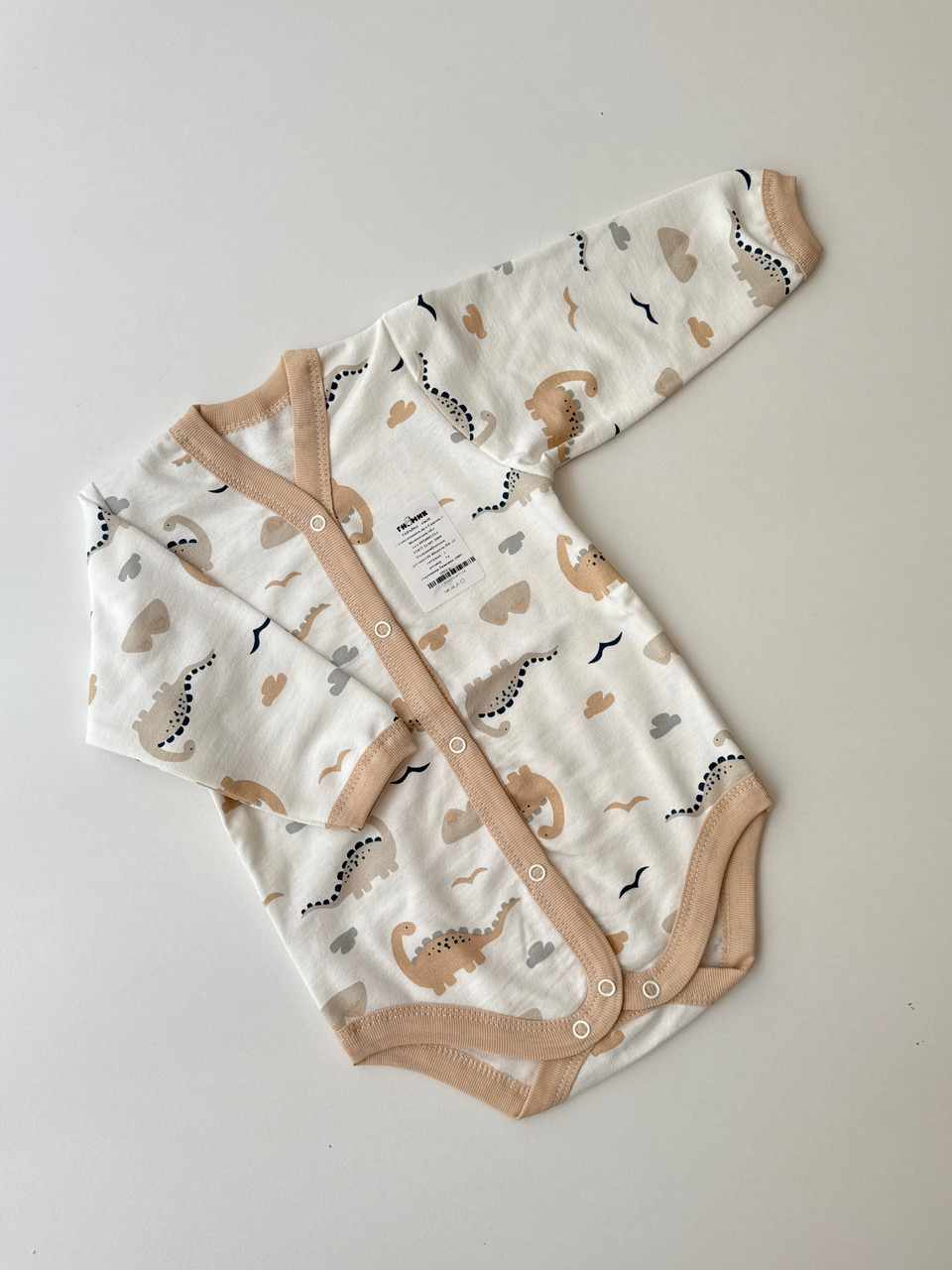 Напівкомбінезон-боді з начосом 74р, фото 1