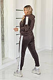 Костюм велюровий спортивний у кольорах 9966, фото 7