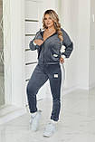 Костюм велюровий спортивний у кольорах 9966, фото 5
