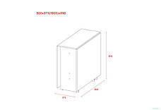 Стіл-тумба Doros Торонто 180х89х80 см, фото 3