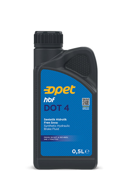 Рідина гальмівна Opet HBF DOT4 0,5л, фото 1