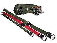Ошейник брезент 40см 20мм двойной ТМ DOG COLLAR