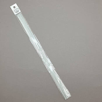 Білий дріт Hamilworth (у папері) No32 36 см — 50 шт.