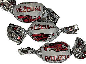 Карамель PERGALE Рачки з молочною начинкою 1 кг, фото 1