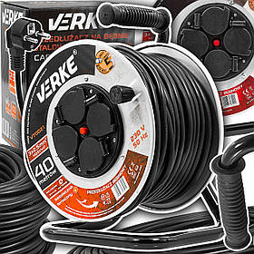 VERKE Подовжувач  3x1.5mm2  40M V70021