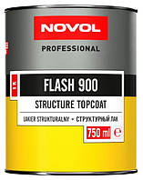 Структурна фарба для виробів із пластмаси Novol Flash 900 чорна 0.75л