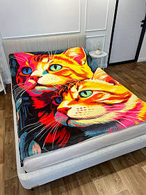 Плед 3D Картина котиків 13452 160х200 см yL.