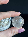 Сфера гірський кришталь натуральний сфера куля шар з гірського кришталю 28 мм., фото 7