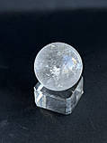Сфера гірський кришталь натуральний сфера куля шар з гірського кришталю 28 мм., фото 2