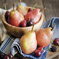 Картина для кухні Фрукти Натюрморт Настінний декор на кухню Друк на полотні 90х70 із 3-х частин, фото 3