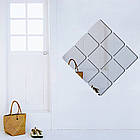 1шт Дзеркальні наклейки на стіну 15x15 см, Квадрат / Дзеркальний декор / Акрилове дзеркало / Дзеркальна мозайка, фото 5