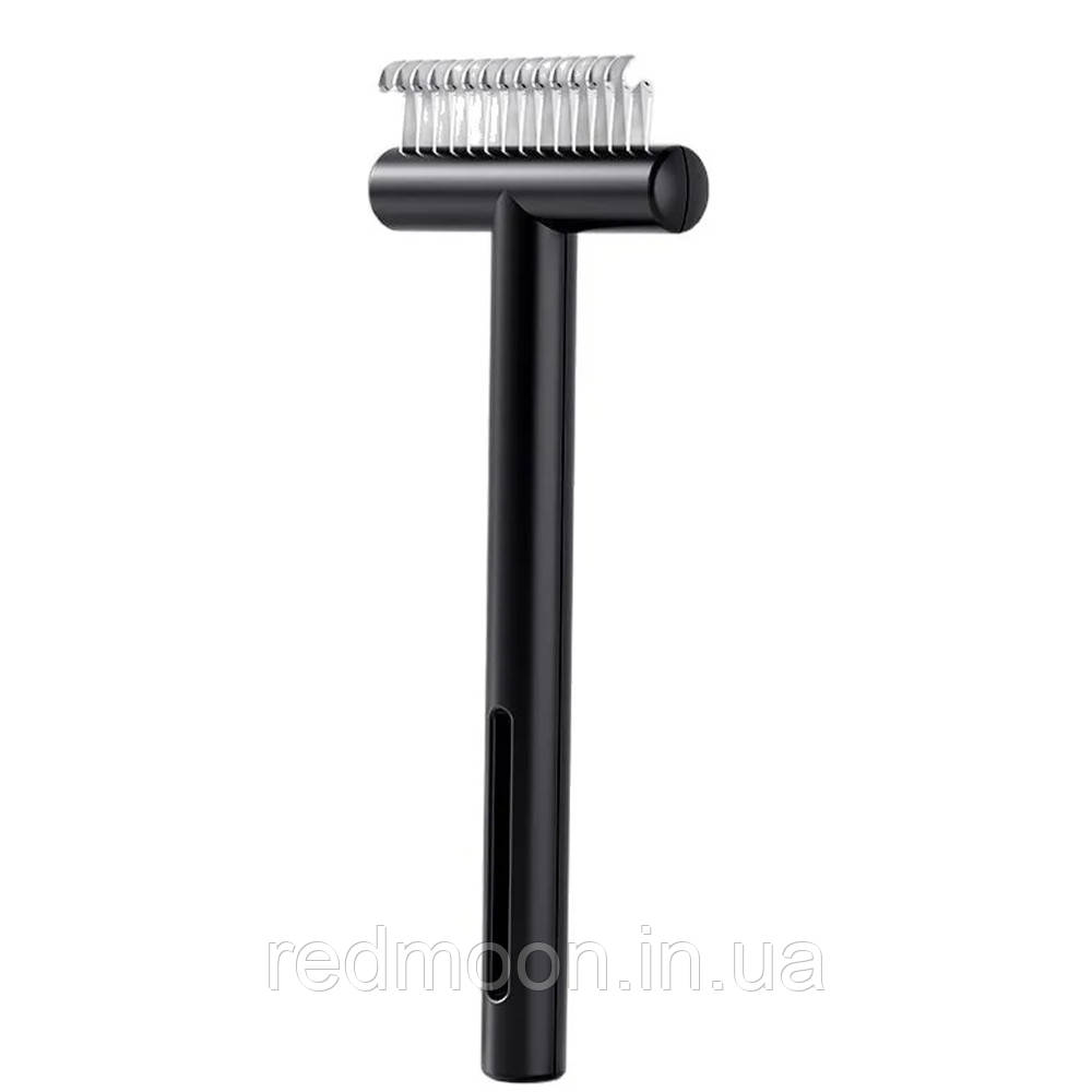 Гребінець для вичісування шерсті кішок і собак / Пуходерка для котів / Щітка для вичісування тварин, фото 1