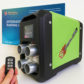 Автомобільний обігрівач дизельний, 5 кВт / Тепловентилятор в авто / Обігрівач салону / Дуйка в машину