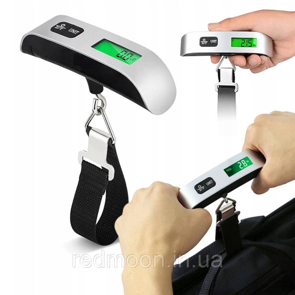 Електронні ваги для багажу до 50 кг, SK-19035 / Ваги ручні / Безмен / Кантер / Ваги багажні, фото 1