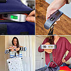 Електронні ваги для багажу до 50 кг, SK-19035 / Ваги ручні / Безмен / Кантер / Ваги багажні, фото 7