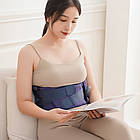 Масажний пояс з підігрівом, від USB / Вібромасажний пояс / Масажер для спини / Пояс масажер, фото 2