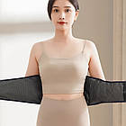 Масажний пояс з підігрівом, від USB / Вібромасажний пояс / Масажер для спини / Пояс масажер, фото 4