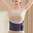 Масажний пояс з підігрівом, від USB / Вібромасажний пояс / Масажер для спини / Пояс масажер, фото 5