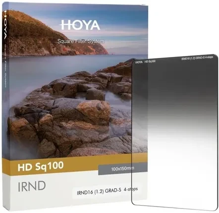 Фільтр для камери Hoya HD SQ100 IRND16 (1.2) GRAD-S, фото 1