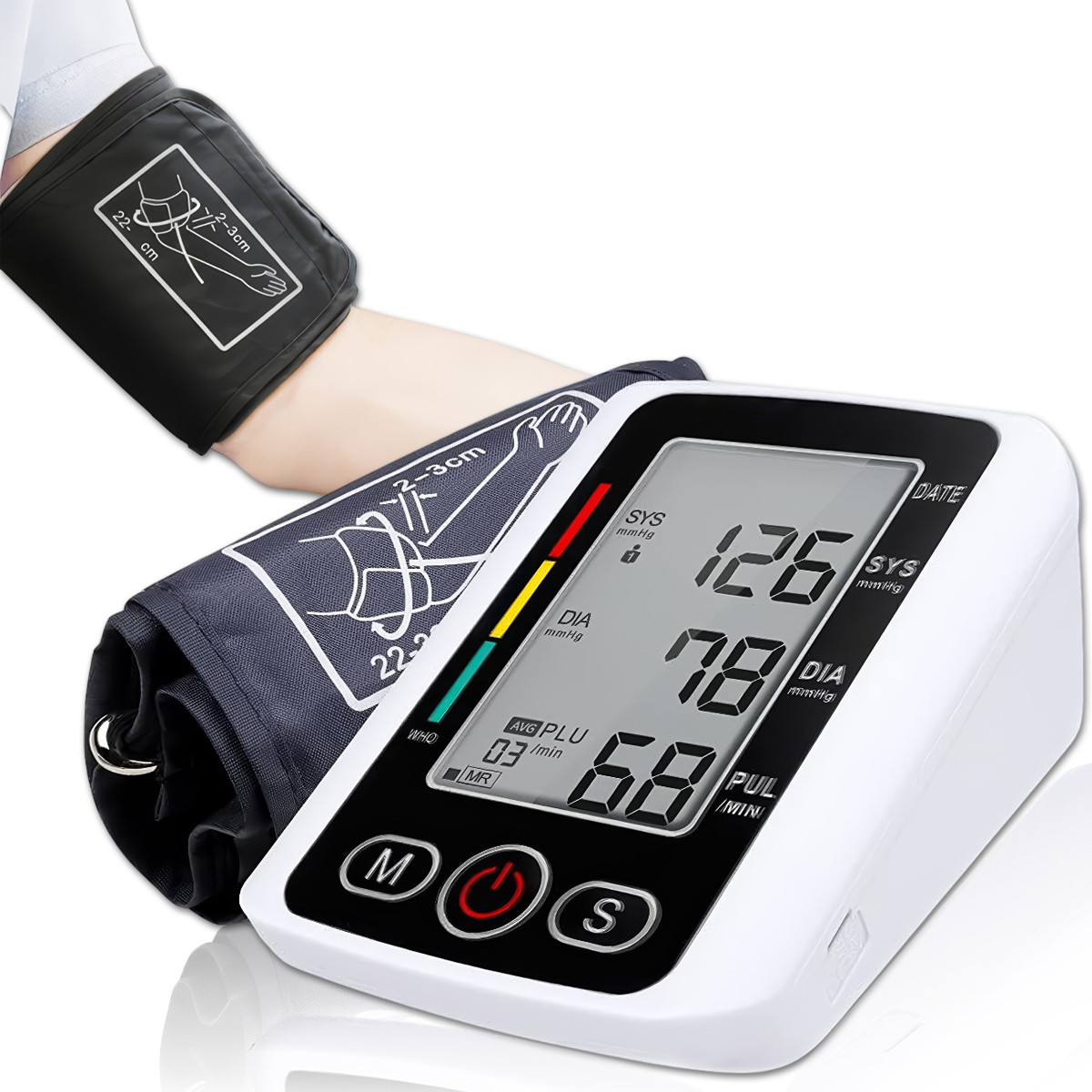 Тонометр автоматичний на руку для вимірювання кров'яного тиску та пульсу LY-86, фото 1