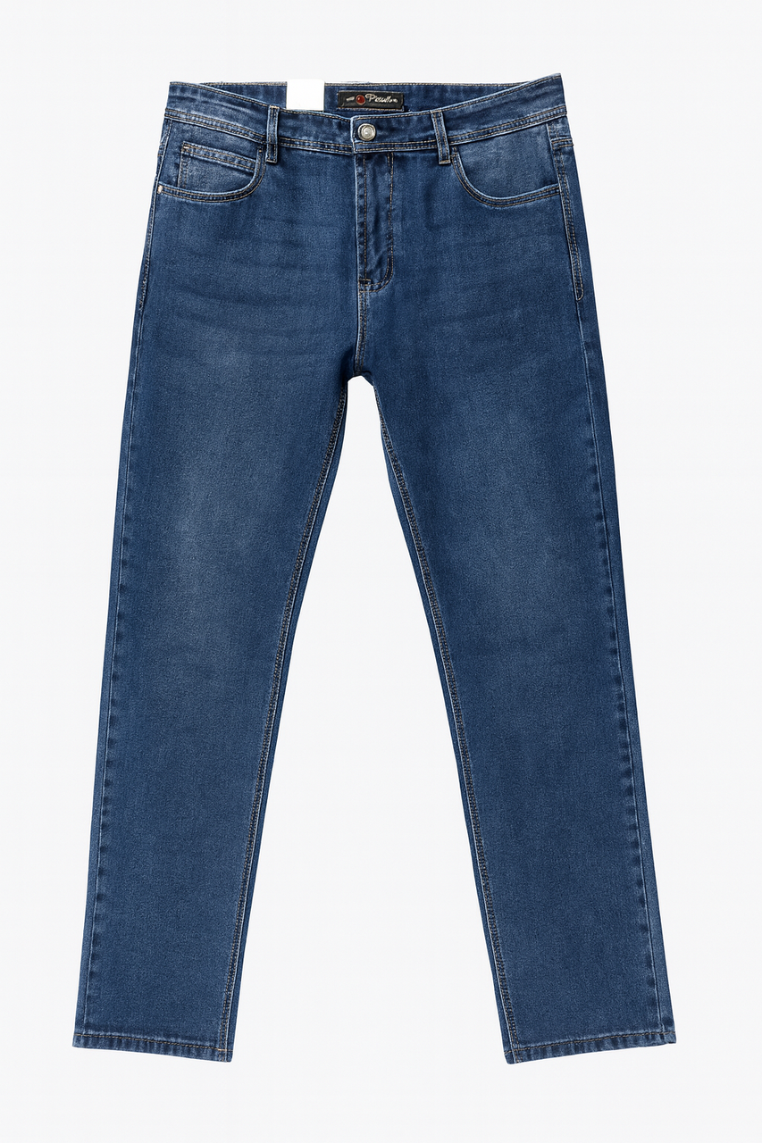 Чоловічі джинси прямі VG сині (V8318-5), фото 1
