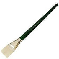 Пензель Щетина плоска №18 довга ручка KOLOS 2024