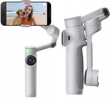 Тримач камери Insta360 Flow 2 PRO Gray stabilizator, gimbal do telefonu, фото 1