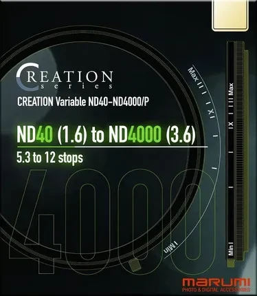 Фільтр для камери Marumi Creation Vari-ND 40-4000 82mm, фото 1