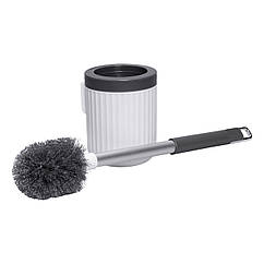 Йоршик для чищення туалету з підставкою 48 (см) йорж щітка для миття унітазу Сірий