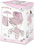 Коляска для ляльок DeCuevas Sophie з сумочкою та парасолькою (розмір ш40-д90-в105см) 82075 Рожева, фото 10