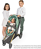 Коляска-трансформер для ляльок 3в1 DeCuevas Capriccio з сумочкою (розмір ш38-д65-в79см) 81773 Зелена, фото 6