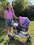 Коляска-трансформер для ляльок 3в1 DeCuevas Magic Bubble з сумочкою (розмір ш38-д65-в73см) 81776 Синя, фото 8
