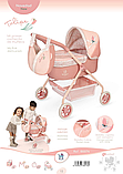 Коляска для ляльок DeCuevas Tulipe з сумочкою (розмір ш35-д50-60см) 86074 Рожева, фото 8