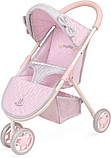 Коляска прогулянкова для ляльок DeCuevas Sophie (розмір ш33-д48-в55см) 90275 Рожева, фото 2