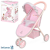 Коляска прогулянкова для ляльок DeCuevas Sophie (розмір ш33-д48-в55см) 90275 Рожева, фото 7