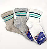 Шкарпетки підліткові полоска асорті 19-21 р. (12 пар!) (Демісезонні/літо) Варос, фото 10