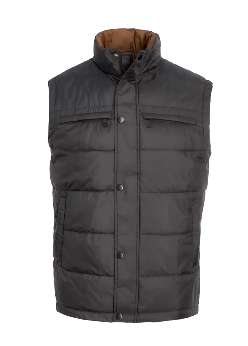 Утеплений чоловічий жилет з кишенями (A617), фото 1