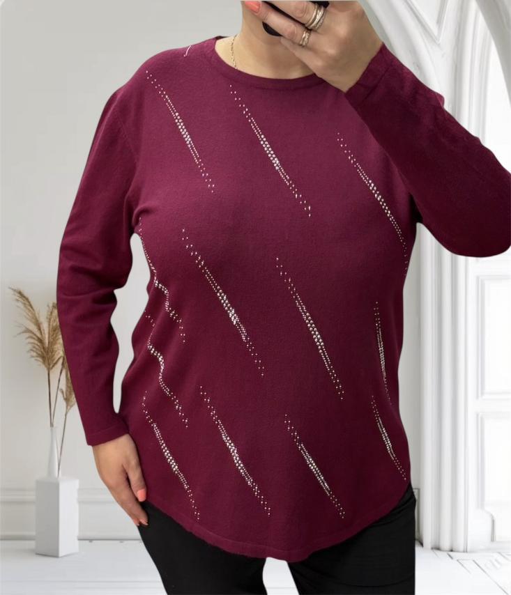 Жіночий кашеміровий светр,подовжений "G.L.S.A." Art: 25222 Розмір 52-60, фото 1