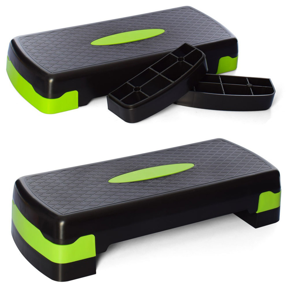 Степ-платформа 2-ступінчаста MS 0536-3, зелена, фото 1