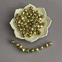 (50 гр) Бубончики-дзвіночки декоративні 9 мм - лимоне золото