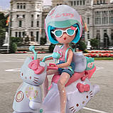 Дитяча лялька "Красуня пінк на скутері" 4SF Manga Dolls HKTF3000 серії "Hello Kitty", фото 7