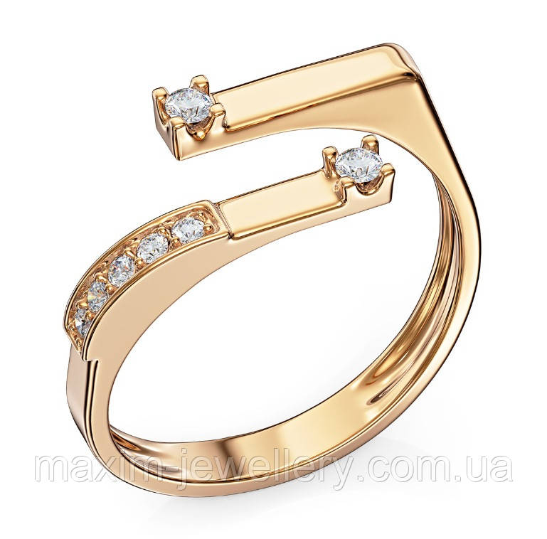 Каблучка з червоного золота, фото 1