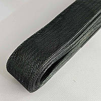 4 см регілін (кринолін) жорсткий, велика сітка - чорний