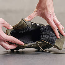 Чоловічі черевики на хутрі чорного кольору, фото 5