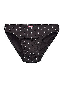 Bono труси чоловічі плавки сліпи 950325 чорні принт